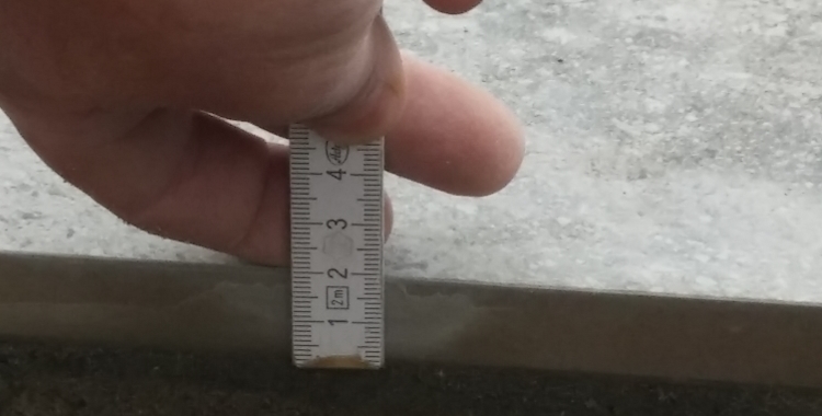Keramische tegel van 2 cm